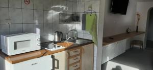 Kuchyň nebo kuchyňský kout v ubytování Pokoje Herta - Domek letniskowy