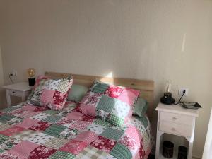 A bed or beds in a room at Casa en la playa