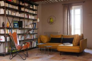 Knihovna v bed and breakfast