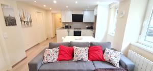 Posezení v ubytování Avenida de Arteixo. Precioso apartamento
