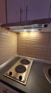 Η κουζίνα ή μικρή κουζίνα στο ALES apartman
