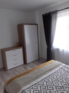 Postel nebo postele na pokoji v ubytování Noclegi U Janusza - Bieszczady
