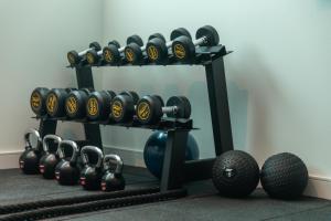 The fitness centre and/or fitness facilities at The View Bodrum