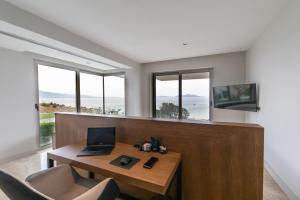 A television and/or entertainment centre at The View Bodrum