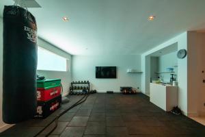 A television and/or entertainment centre at The View Bodrum