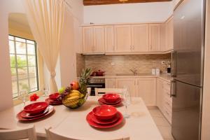 Una cocina o zona de cocina en Maragos Apartment