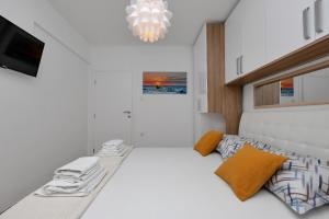 Postel nebo postele na pokoji v ubytování Apartment Sabina