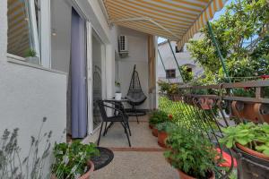 Balkón nebo terasa v ubytování Apartment Sabina