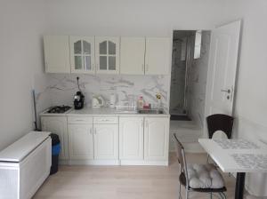 Kuchyň nebo kuchyňský kout v ubytování Veronika Rooms