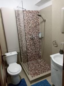 Koupelna v ubytování Body Residence