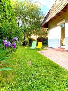 Vonkajšia záhrada v ubytovaní Balaton Apartman