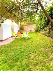 Vonkajšia záhrada v ubytovaní Balaton Apartman