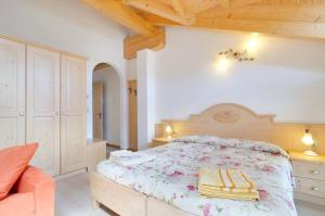 Ένα ή περισσότερα κρεβάτια σε δωμάτιο στο Agritur Belsogno B&B