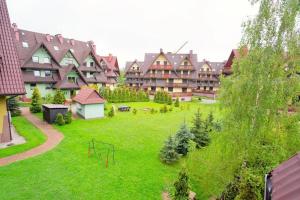 Vonkajšia záhrada v ubytovaní Apartament Makalu