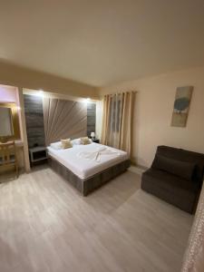 Postel nebo postele na pokoji v ubytování Guesthouse Liamra