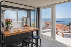 Ein allgemeiner Meerblick oder ein Meerblick von der Ferienwohnung aus