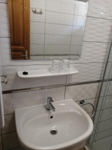 Koupelna v ubytování Tünde Apartman