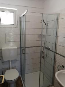 Koupelna v ubytování Tünde Apartman