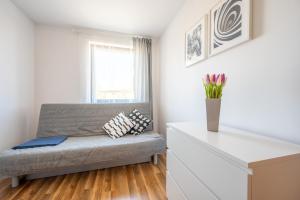 Część wypoczynkowa w obiekcie Apartamenty Plazowa