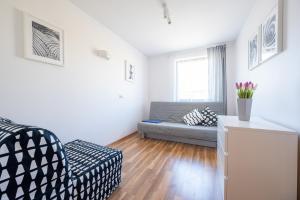 Część wypoczynkowa w obiekcie Apartamenty Plazowa