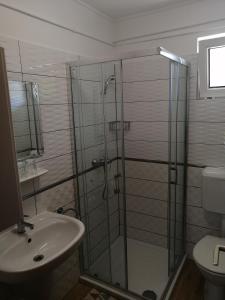 Koupelna v ubytování Tünde Apartman