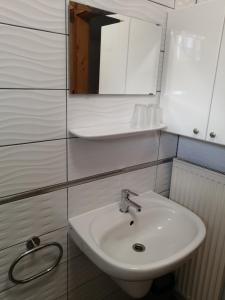 Koupelna v ubytování Tünde Apartman
