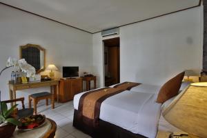 TV a/nebo společenská místnost v ubytování Jayakarta Hotel Lombok