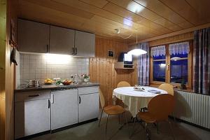 Kuchyň nebo kuchyňský kout v ubytování Ferienhof Metzler