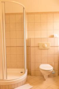 Koupelna v ubytování Hotel VÍTKOVA HORA