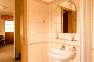 Koupelna v ubytování Hotel VÍTKOVA HORA