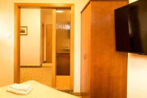 TV a/nebo společenská místnost v ubytování Hotel VÍTKOVA HORA