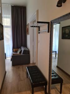Posteľ alebo postele v izbe v ubytovaní AMBER APARTAMENt 11