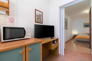 TV a/nebo společenská místnost v ubytování Apartments Marija