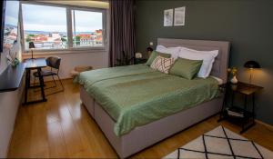 Posteľ alebo postele v izbe v ubytovaní Luxury apartment Ivari