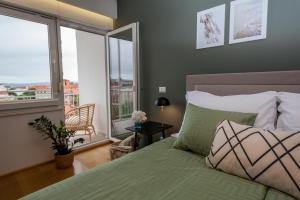Posteľ alebo postele v izbe v ubytovaní Luxury apartment Ivari