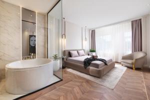 Cama ou camas em um quarto em Walton Gardens Pera