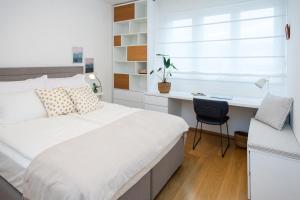 Posteľ alebo postele v izbe v ubytovaní Luxury apartment Ivari