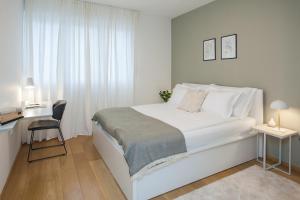 Posteľ alebo postele v izbe v ubytovaní Luxury apartment Ivari