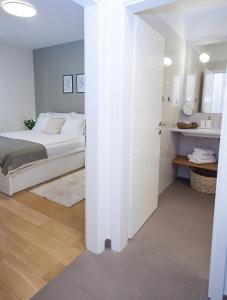 Posteľ alebo postele v izbe v ubytovaní Luxury apartment Ivari