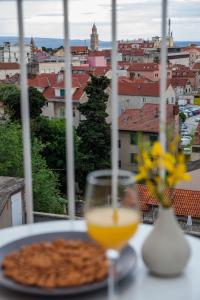 Balkón alebo terasa v ubytovaní Luxury apartment Ivari