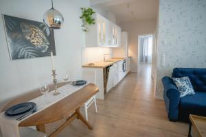 Kuchyň nebo kuchyňský kout v ubytování Villa & Restoran Soffa