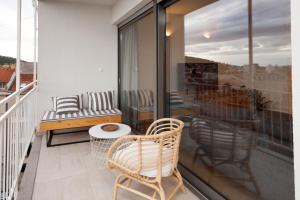 Balkón alebo terasa v ubytovaní Luxury apartment Ivari