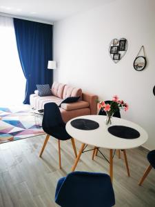 Χώρος καθιστικού στο Karra Residence Timisoara - autorizat Ministerul Turismului