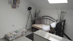 Posezení v ubytování Studio apartman GRIZZLY