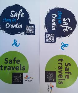 Certifikát, hodnocení, plakát nebo jiný dokument vystavený v ubytování Rooms & Apartments Hegic