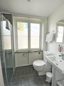 Koupelna v ubytování Wiks Slott