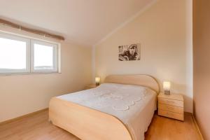 Postel nebo postele na pokoji v ubytování Apartmani Tanja