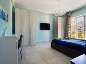 Posteľ alebo postele v izbe v ubytovaní Blue Sky Sorrento Apartment FREE PARKING