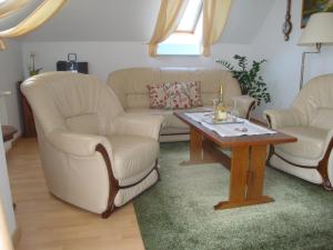 Posezení v ubytování HOLIV Apartman