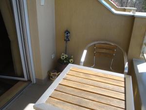 Balkón nebo terasa v ubytování HOLIV Apartman